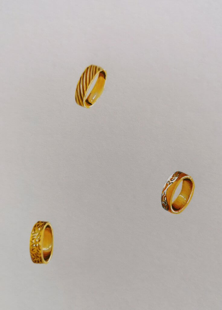 Gold ring sketches